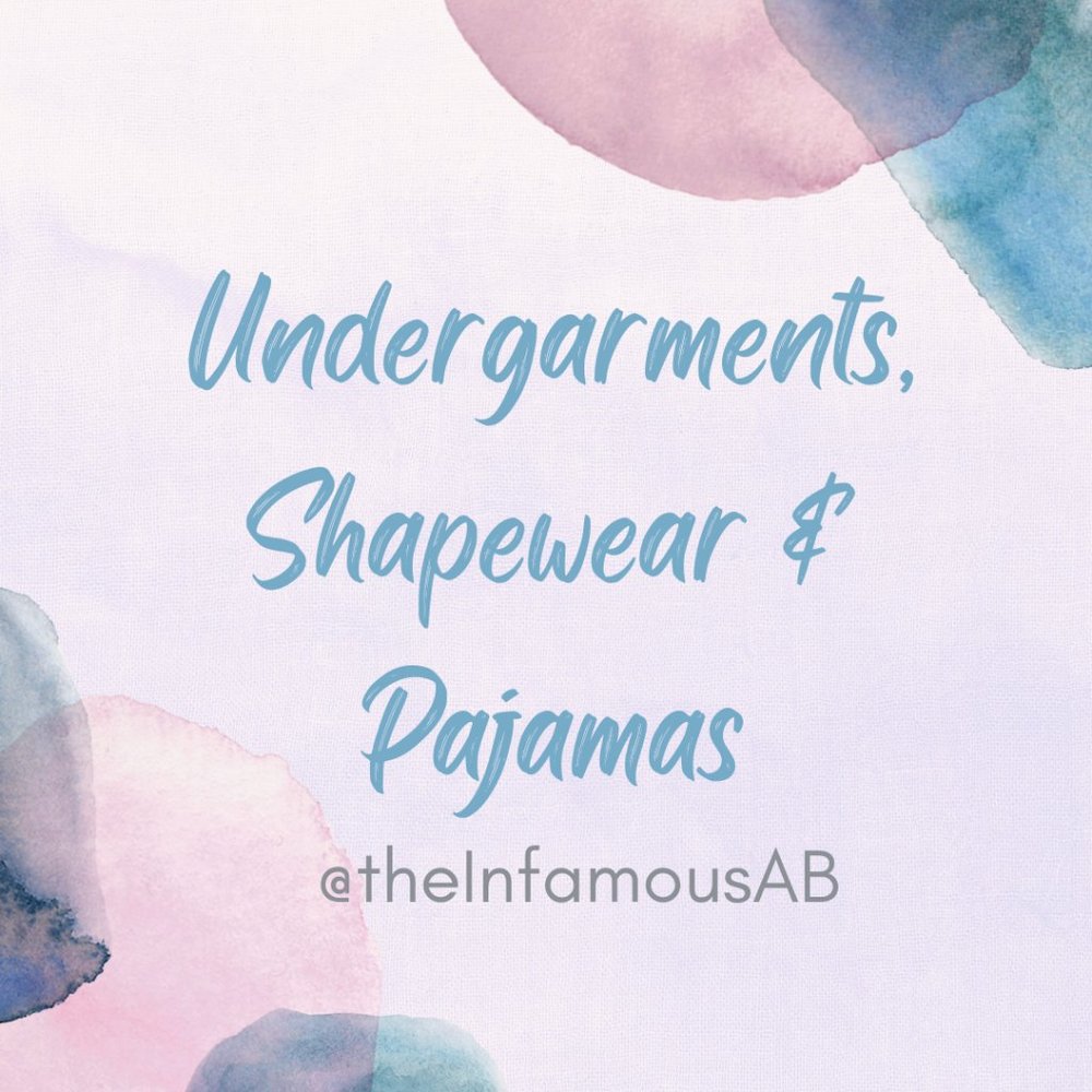 Undergarments, Shapewear & Pajamas